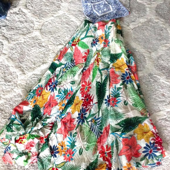 HP 🎉🌻FARM Rio Handkerchief Vintage Garden Dress - Picture 12 of 12